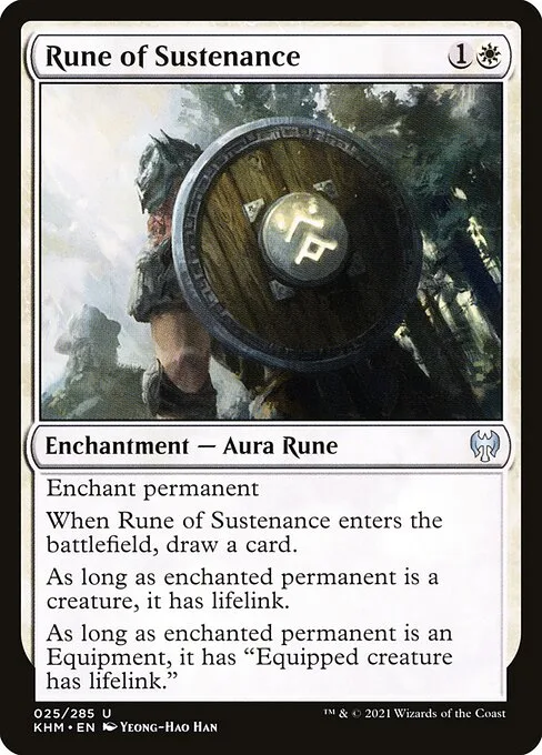 Rune of Sustenance · Kaldheim 25/425