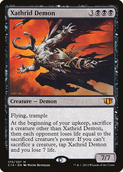 Xathrid Demon · Commander 2014 170/337