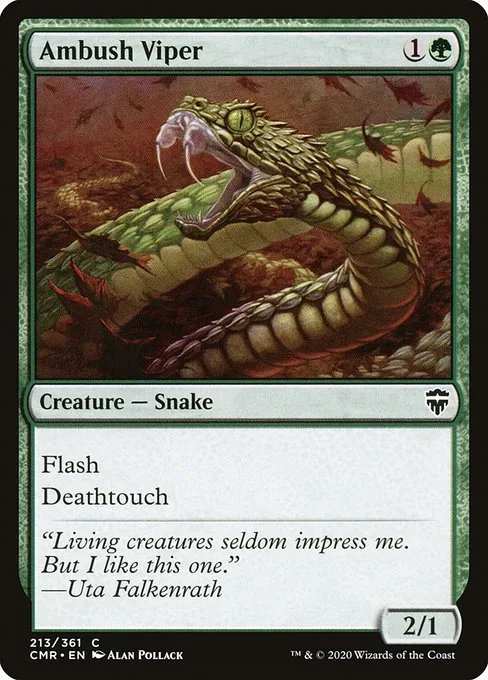 Ambush Viper · Commander Legends 213/718