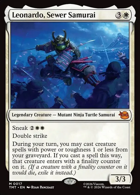 Leonardo, Sewer Samurai · Teenage Mutant Ninja Turtles 17/320