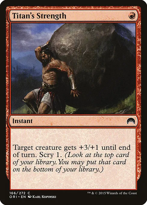 Titan's Strength · Magic Origins 166/288