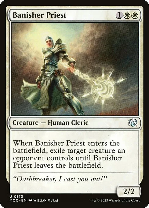 Banisher Priest · March of the Machine Commander 173/450