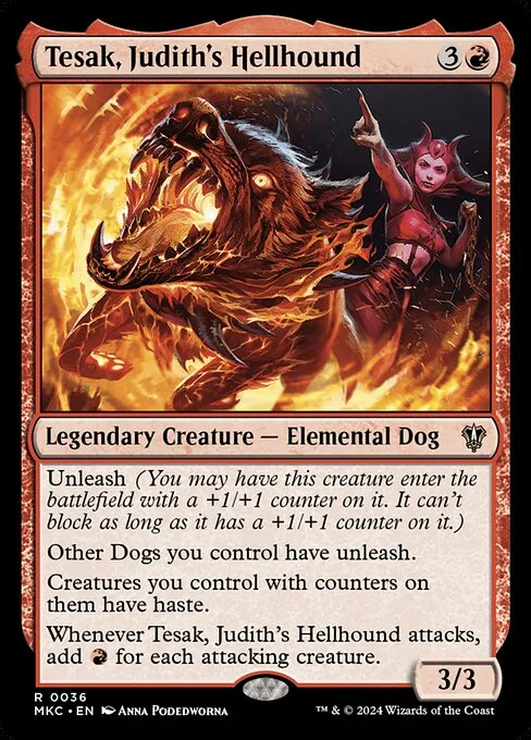 Tesak, Judith's Hellhound · Murders at Karlov Manor Commander 36/358