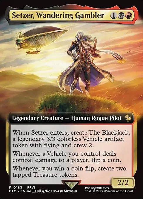 Setzer, Wandering Gambler · Final Fantasy Commander 183/486