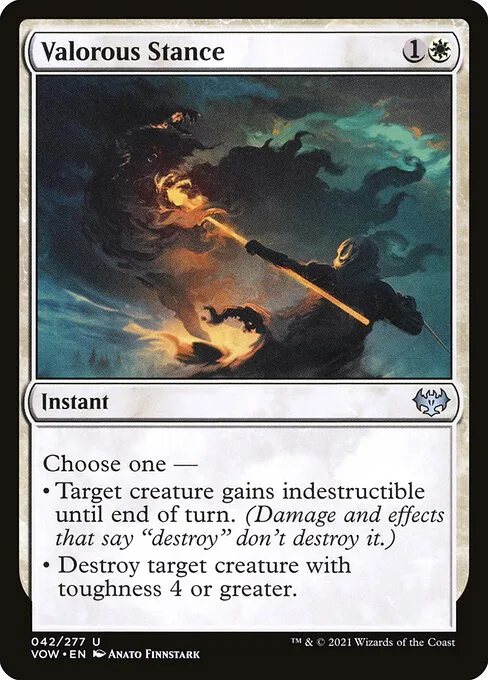 Valorous Stance · Innistrad: Crimson Vow 42/423