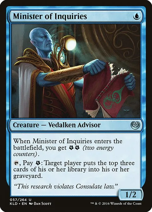 Minister of Inquiries · Kaladesh 57/278