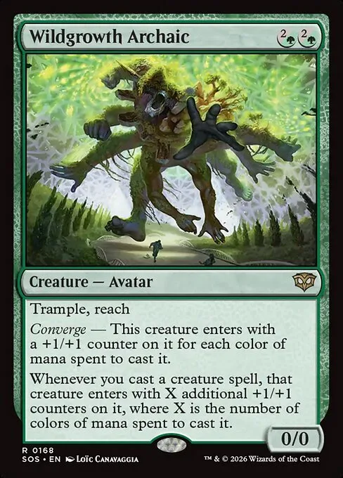 Wildgrowth Archaic · Secrets of Strixhaven 168/368