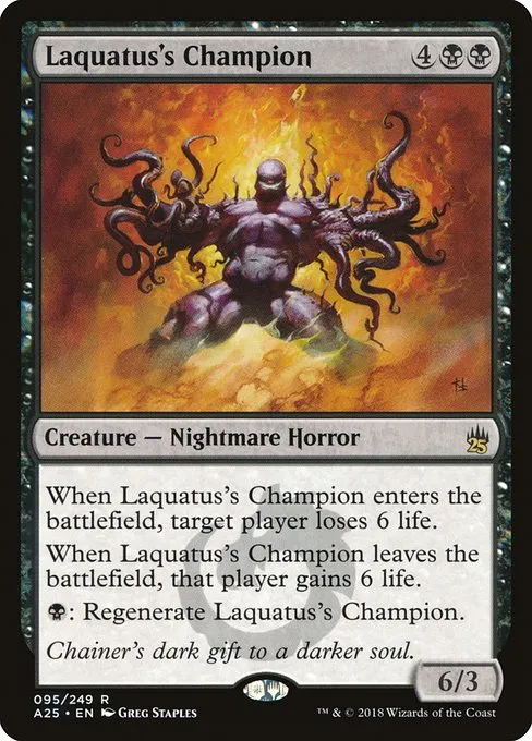 Laquatus's Champion · Masters 25 95/249