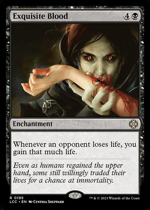 Exquisite Blood · The Lost Caverns of Ixalan Commander 195/370