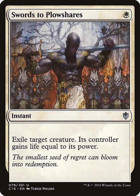 Swords to Plowshares · Commander 2016 78/351
