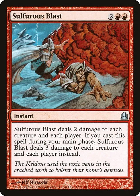 Sulfurous Blast · Commander 2011 137/318