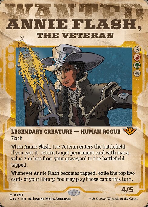 Annie Flash, the Veteran · Outlaws of Thunder Junction 291/374