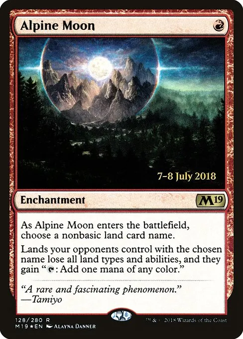Alpine Moon · Core Set 2019 Promos 128s/95