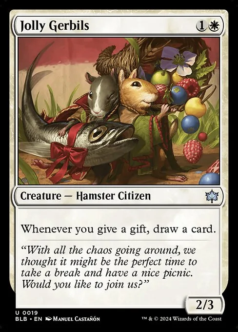 Jolly Gerbils · Bloomburrow 19/398