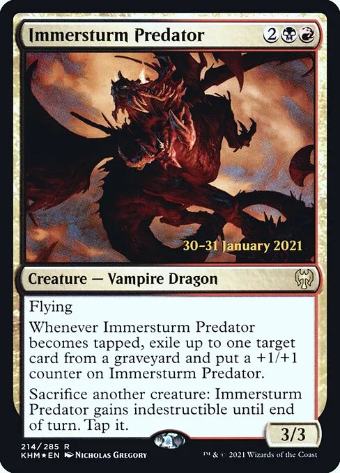 Immersturm Predator · Kaldheim Promos 214s/158