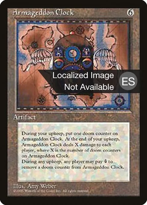 Armageddon Clock · Fourth Edition Foreign Black Border 295/378