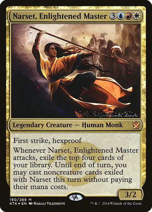 Narset, Enlightened Master · Khans of Tarkir Promos 190s/56