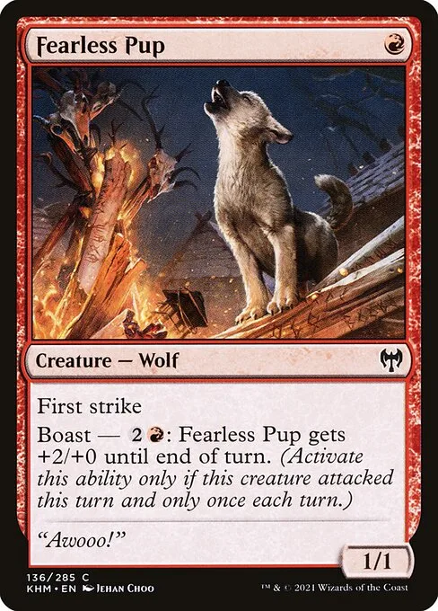 Fearless Pup · Kaldheim 136/425