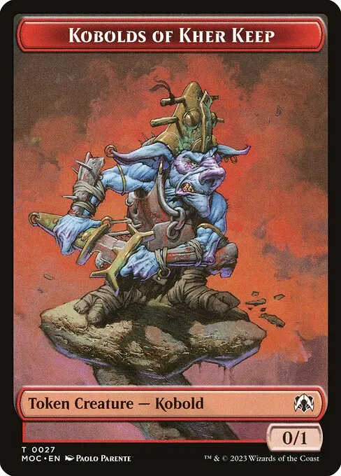 Kobolds of Kher Keep · March of the Machine Commander Tokens 27/46