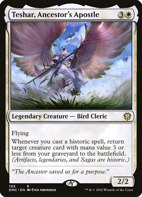 Teshar, Ancestor's Apostle · Dominaria United Commander 105/240