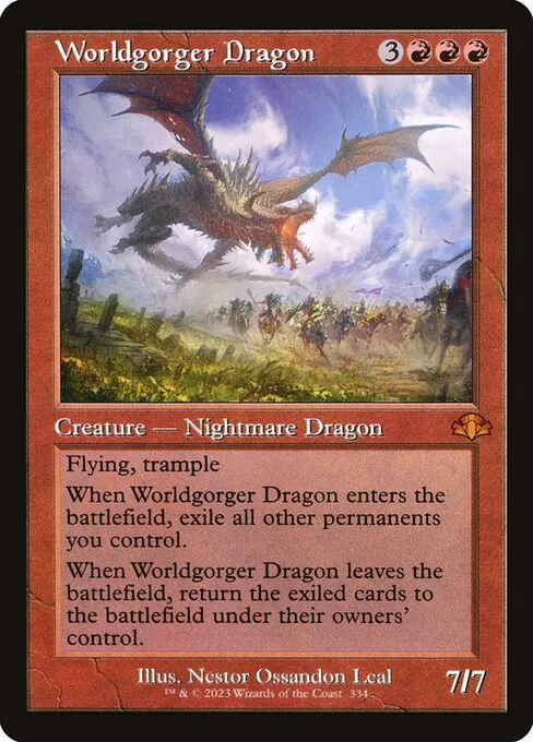 Worldgorger Dragon · Dominaria Remastered 334/457