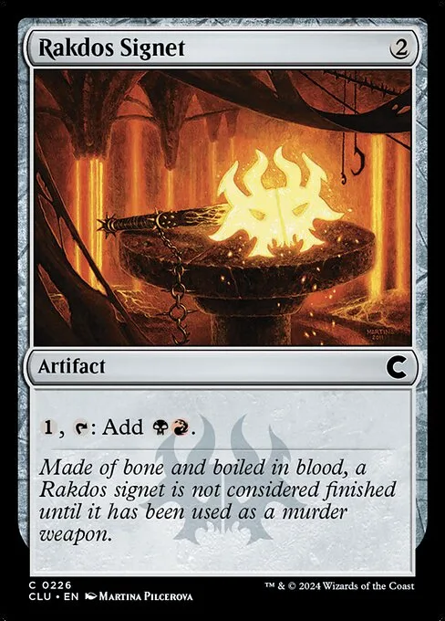 Rakdos Signet · Ravnica: Clue Edition 226/284