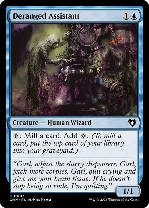 Deranged Assistant · Commander Masters 87/1067
