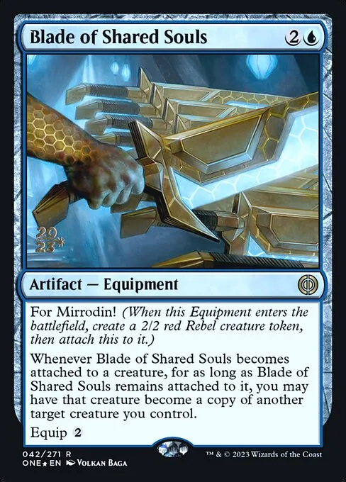 Blade of Shared Souls · Phyrexia: All Will Be One Promos 42s/160