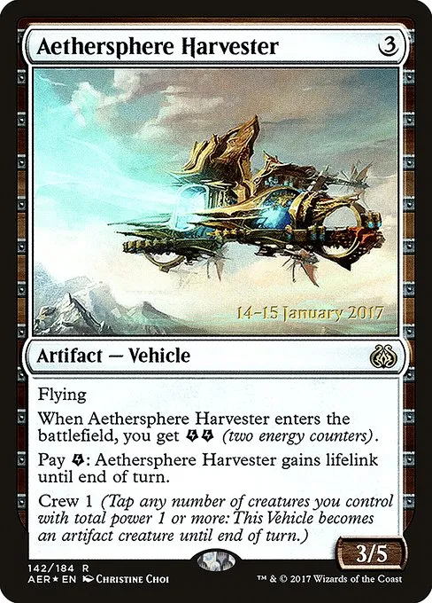Aethersphere Harvester · Aether Revolt Promos 142s/65