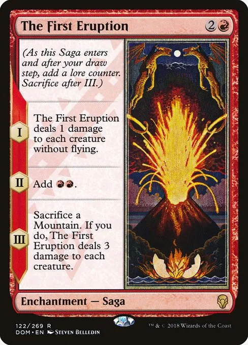 The First Eruption · Dominaria 122/280