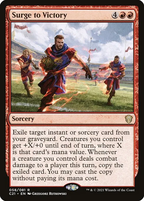 Surge to Victory · Commander 2021 58/409
