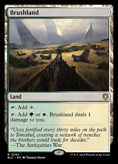 Brushland · Bloomburrow Commander 295/356