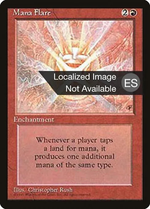 Mana Flare · Fourth Edition Foreign Black Border 211/378