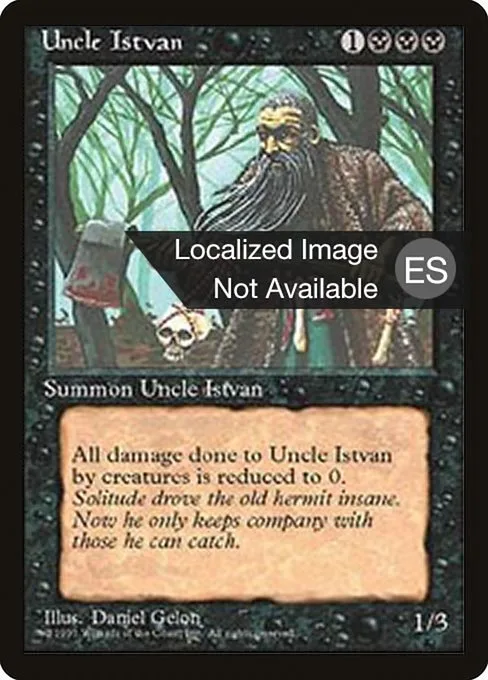 Uncle Istvan · Fourth Edition Foreign Black Border 165/378