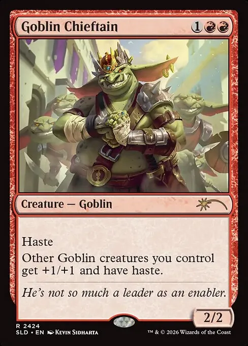 Goblin Chieftain · Secret Lair Drop 2424/2547