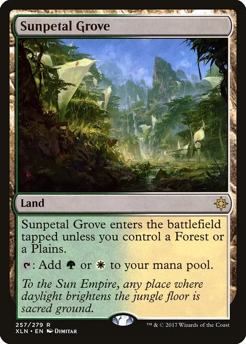 Sunpetal Grove · Ixalan 257/289