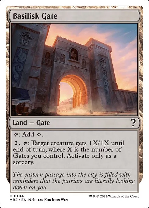Basilisk Gate · Mystery Booster 2 104/385