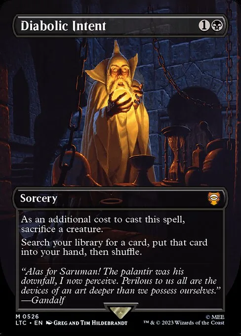 Diabolic Intent · Tales of Middle-earth Commander 526/591