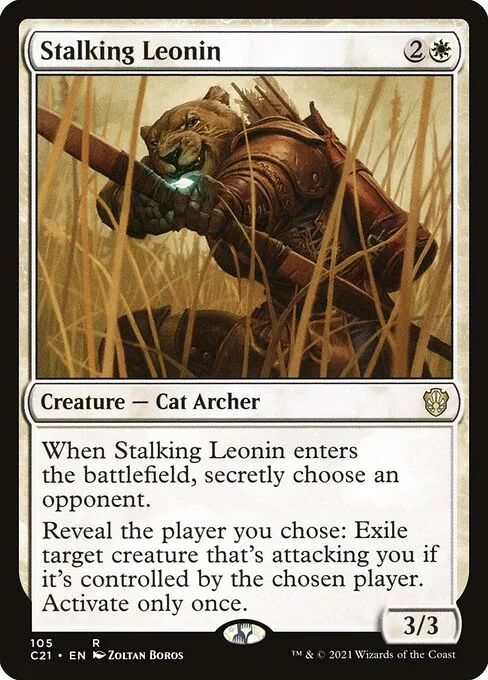 Stalking Leonin · Commander 2021 105/409