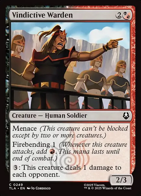 Vindictive Warden · Avatar: The Last Airbender 249/394