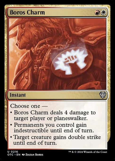 Boros Charm · Outlaws of Thunder Junction Commander 216/342