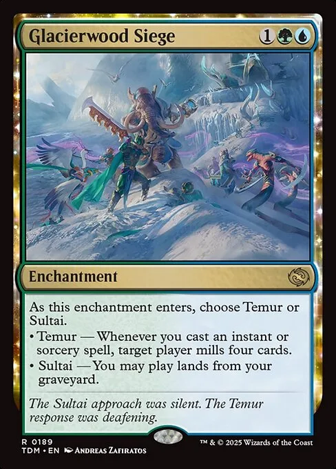 Glacierwood Siege · Tarkir: Dragonstorm 189/427