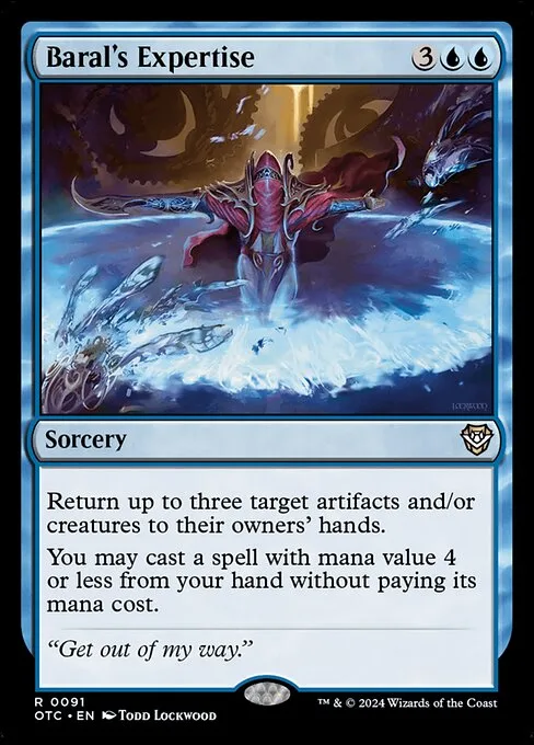 Baral's Expertise · Outlaws of Thunder Junction Commander 91/342