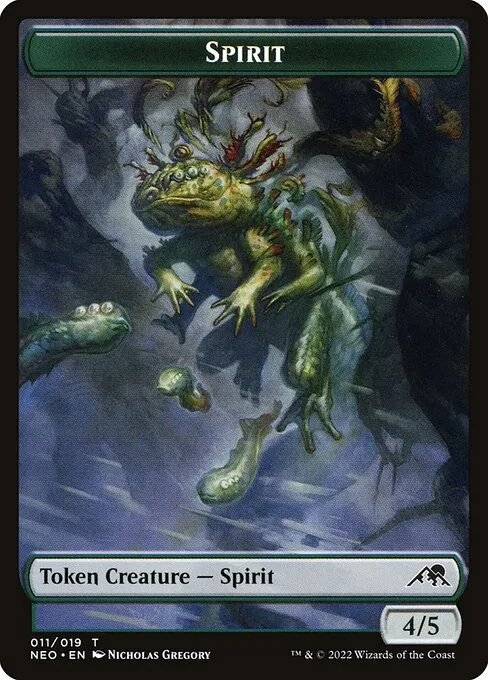Spirit · Kamigawa: Neon Dynasty Tokens 11/19