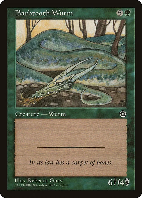 Barbtooth Wurm · Portal Second Age 122/165