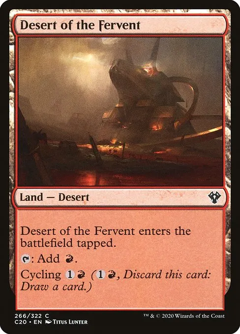 Desert of the Fervent · Commander 2020 266/322