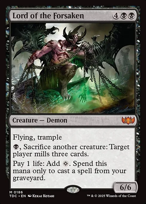 Lord of the Forsaken · Tarkir: Dragonstorm Commander 186/413