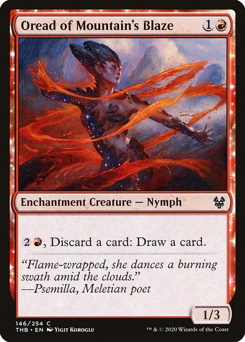 Oread of Mountain's Blaze · Theros Beyond Death 146/358