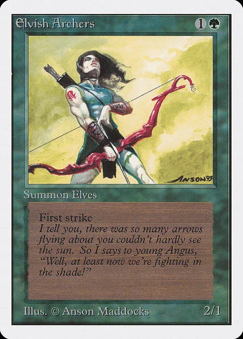Elvish Archers · Unlimited Edition 192/302