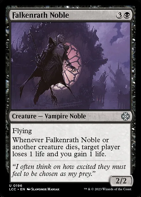 Falkenrath Noble · The Lost Caverns of Ixalan Commander 196/370